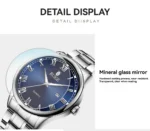 RUIGE Fashion Men's Watch Roman Scale Minimalist Men's Famous Watch Night Glow Waterproof Trendy Watch - Image 16