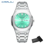 Watches for Men Analog Quartz Men's Wristwatch Luxury Casual Business Men's Watch Waterproof Stainless Steel Gift for Him - Image 10