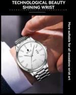 RUIGE Fashion Men's Watch Roman Scale Minimalist Men's Famous Watch Night Glow Waterproof Trendy Watch - Image 36