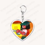 Hot Game Love Keychains for Accessories Bag Ena Dream BBQ Coral Glasses Taski Maiden Keyrings Jewelry Gamer Fans Gaming Gifts - Image 46