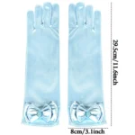 Girl Princess Accessories Kids Elsa Anna Wig Elza Gloves Necklace Earring Photography Props Children Cosplay Play Party Supplies - Image 26