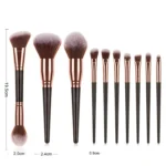 Makeup Brushes Set, 15Pcs Face Eye Makeup Brush Kit – Foundation Powder Blush Brush, Eyeshadow Eyeliner Eyebrow Brush, Highlight - Image 35