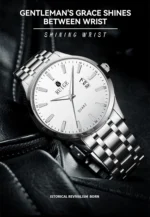 RUIGE Fashion Men's Watch Roman Scale Minimalist Men's Famous Watch Night Glow Waterproof Trendy Watch - Image 33